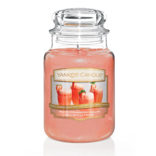 Аромасвеча Yankee Candle Клубничный Беллини 16,8 см