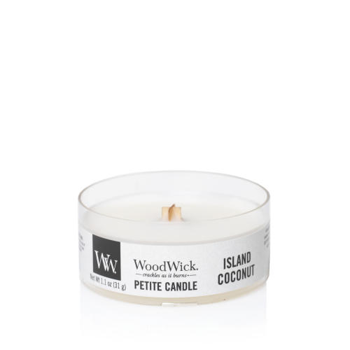 Мини-аромасвеча WoodWick Кокосовый остров