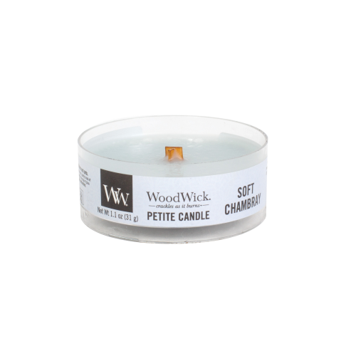 Мини-аромасвеча WoodWick Мягкая Шамбре