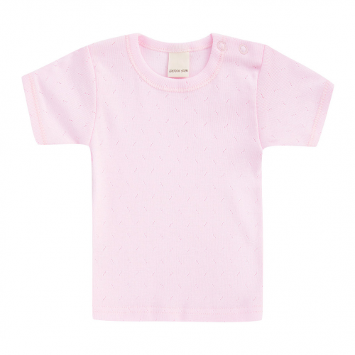 Футболка Lucky Child Ажур розовая 98-104