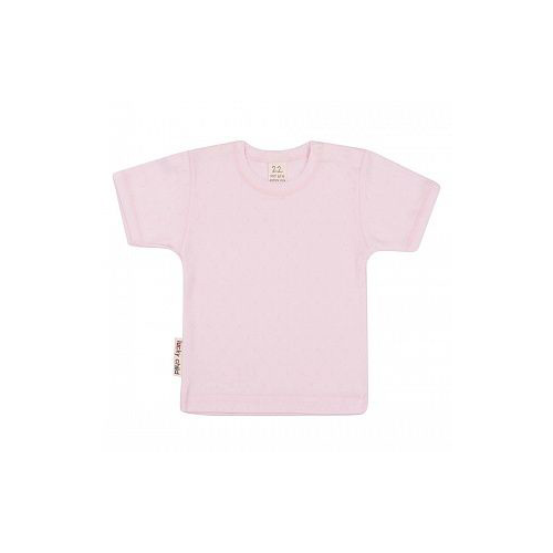 Футболка Lucky Child Ажур розовая 74-80