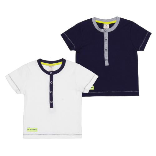 Комплект Футболок Lucky Child Basic 2 шт 128-134