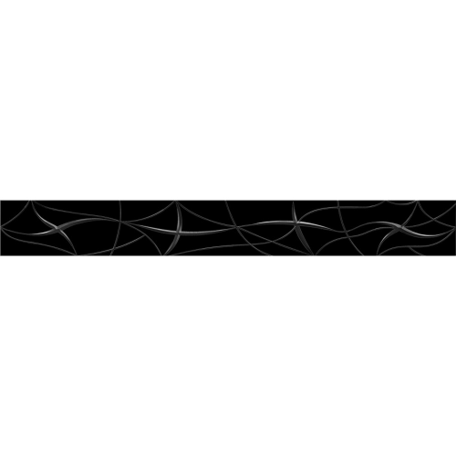Бордюр Azori Vela Nero Stella 6,2х50,5 см
