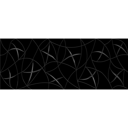 Декор Azori Vela Nero Stella 20,1х50,5 см