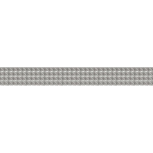 Бордюр Azori Pandora Grey Geometry 7,5х63 см
