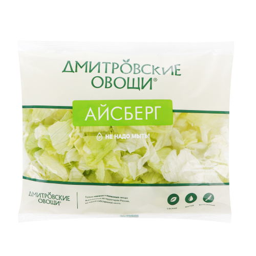 Салат Айсберг Дмитровские овощи нарезанный 180 г