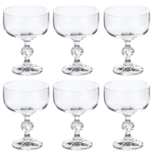 Набор бокалов Crystal Bohemia Claudia 200 мл 6 шт