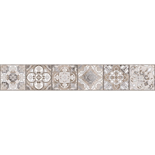 Бордюр Alma Ceramica Birma BWU58BIR404 8,2x50 см