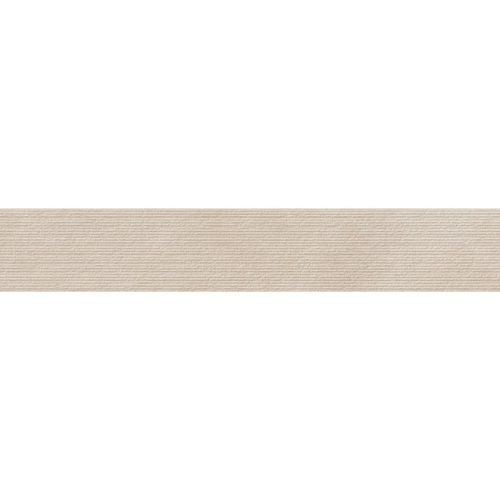 Бордюр Kerama Marazzi Эскориал беж структура обрезной 20x120 см 31003R