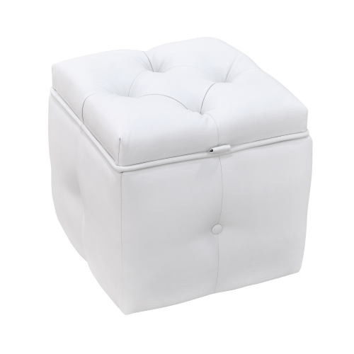 Пуф прис Vental kolibri white 430х435х435 мм