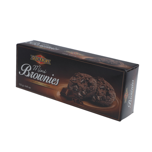 Печенье шоколадное Quickbury Mini Brownies 125 г