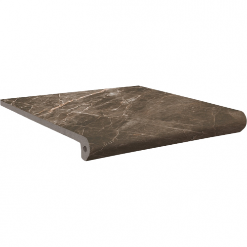 Ступень фронтальная Exagres Peldano Nevada Emperador 33x33 см