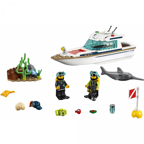 Конструктор Lego City Транспорт: Яхта для дайвинга 60221