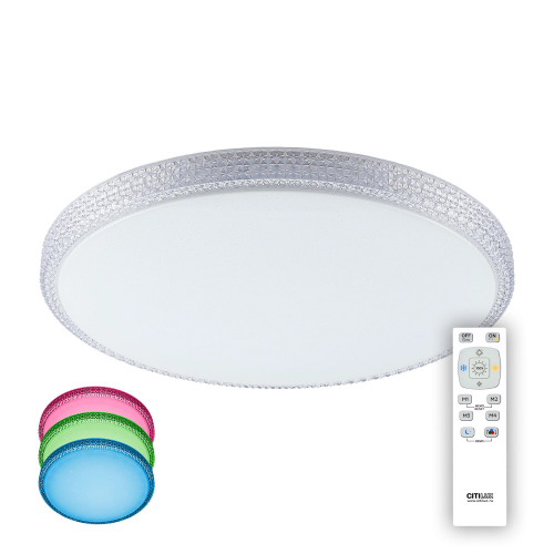 Светильник потолочный Citilux Альпина с пультом CL718100RGB