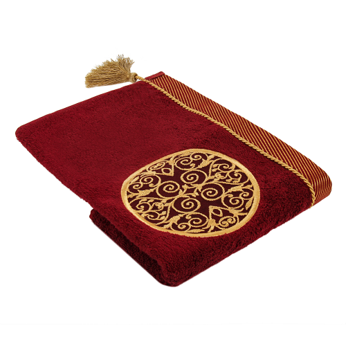 Полотенце Ecocotton arus claret red 80x150