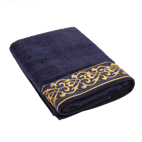Полотенце Ecocotton sehzade navy blue 80x150