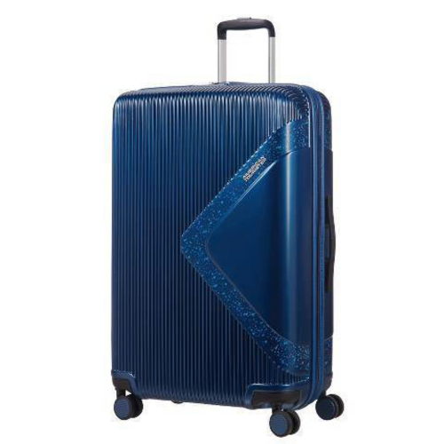 Чемодан American Tourister Modern dream синий с блеском L