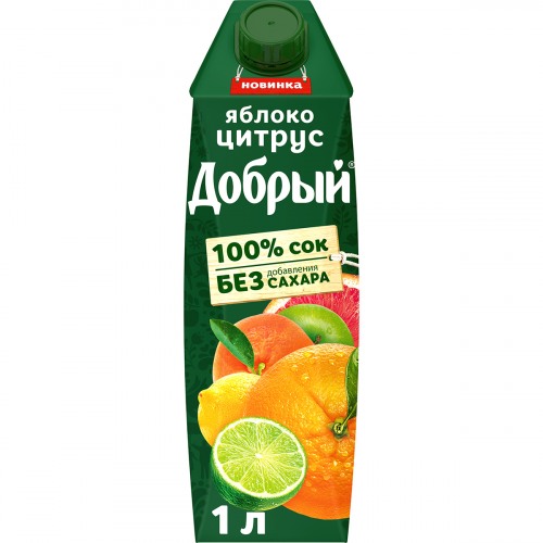 Сок Добрый Яблоко-цитрус 1 л