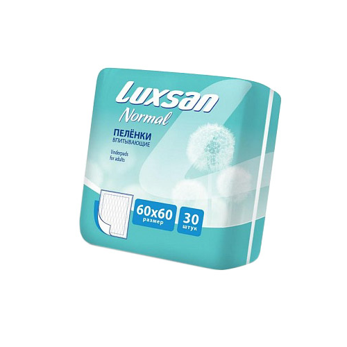 Пеленки Luxsan Basic/Norma одноразовые 60*60 см 30 шт