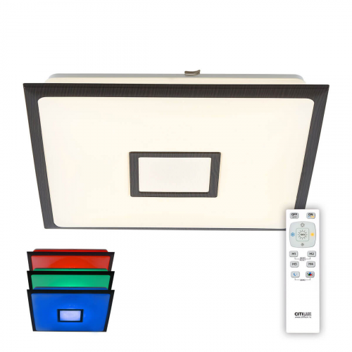 Светильник Citilux cl703k85rgb венге led с пду