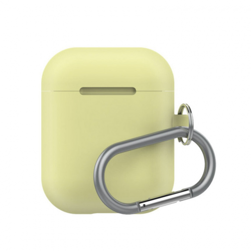 Чехол LAB.C Capsule 2 in 1 для наушников Apple AirPods, желтый