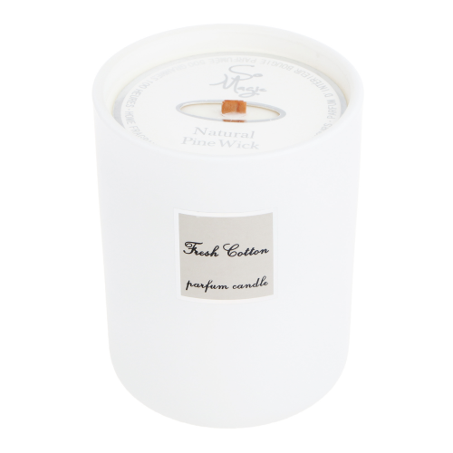 Свеча декоративная Wittkemper candle fresh cotton 3