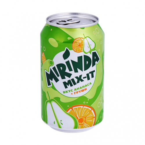 Напиток газированный Mirinda Mix-It Ананас-Груша 330 мл