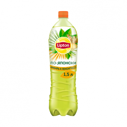 Чай зеленый Lipton По-Японски Имбирь и Лемонграсс 1,5 л