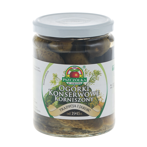 Корнишоны Pszczolka консервированные 500 г