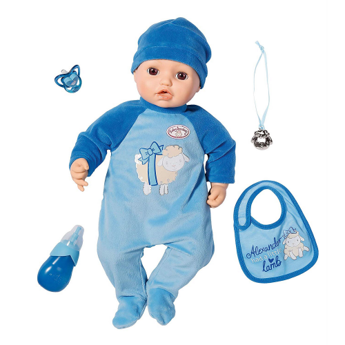 Кукла интерактивная Zapf Baby Annabell мальчик 43 см