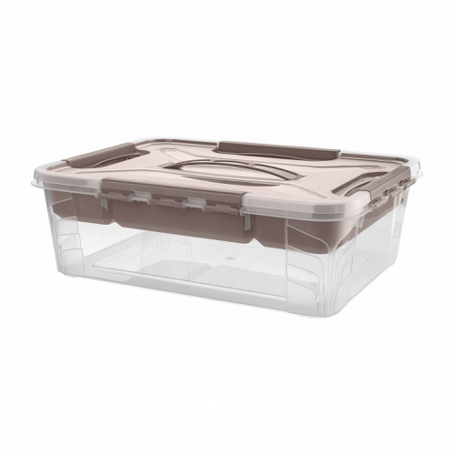 Ящик Econova Grand Box с замками и вставкой-органайзером 10 л