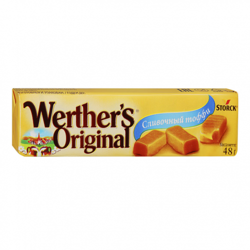 Ирис мягкий Werther's Original сливочный тоффи 48 г