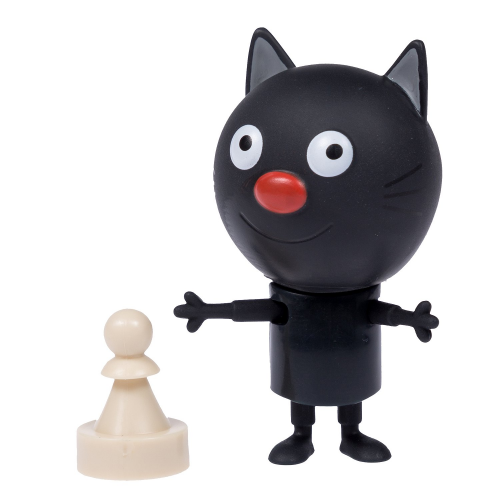Фигурка Три Кота Сажик 7,6 см с аксессуарами