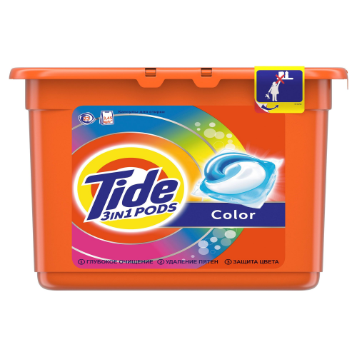 Капсулы для стирки Tide Color 18 шт