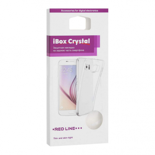 Чехол Red Line iBox Crystal для Xiaomi Redmi Note 8 Pro, прозрачный