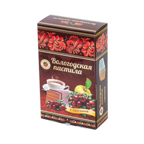Пастила Вологодская мануфактура с брусникой 300 г