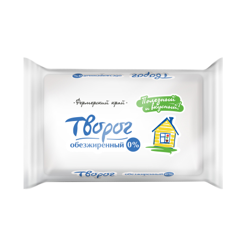 Творог Фермерский край обезжиренный 180 г