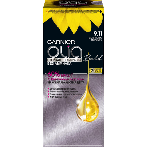 Краска для волос Garnier Olia 9.11 Дымчатое золото 112 мл
