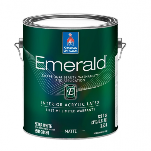 Краска Sherwin-Williams эмеральд матовая глубокая База 3.8л
