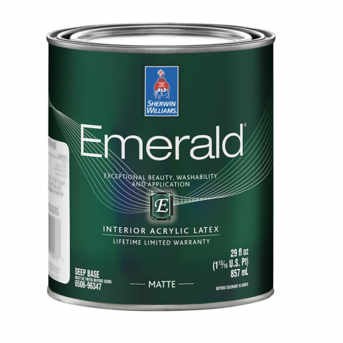 Краска Sherwin-Williams эмеральд матовая Ультра-глубокая 0,95 л