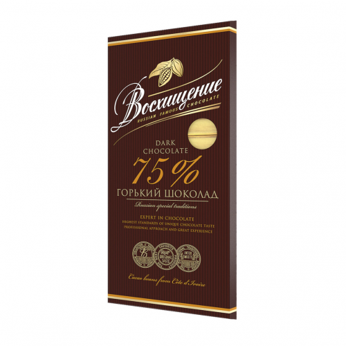 Шоколад Волшебница горький Восхищение 75% 140 г