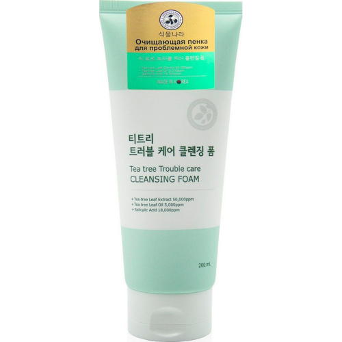 Пенка для умывания Shingmulnara Tea Tree Trouble Care Очищающая 200 мл