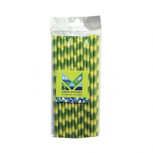Трубочки бумажные Green mystery Бамбук 40 шт