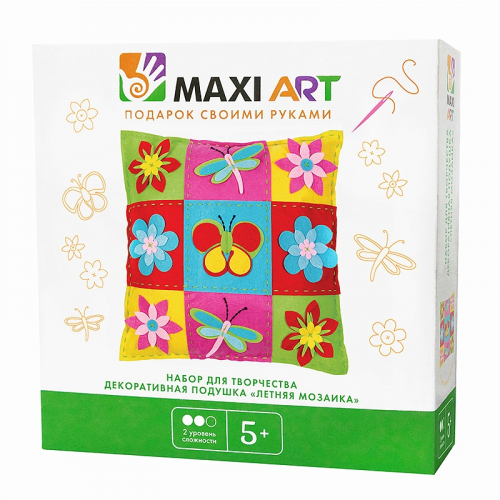 Набор для творчества Maxi Art Подушка Летняя мозаика