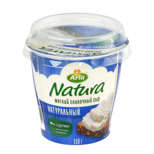 Сыр Arla Natura мягкий сливочный натуральный 60% 150 г