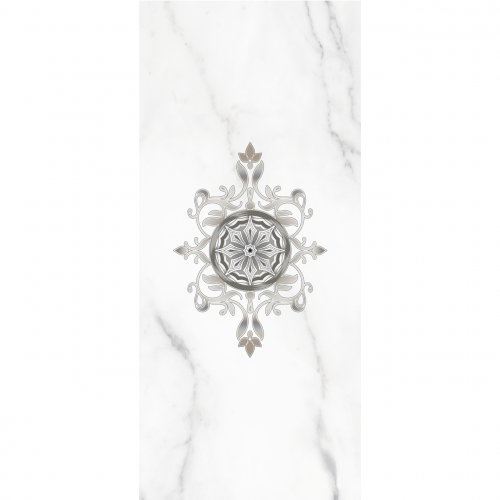 Декор PiezaRosa Crystal 20x45 см Белый