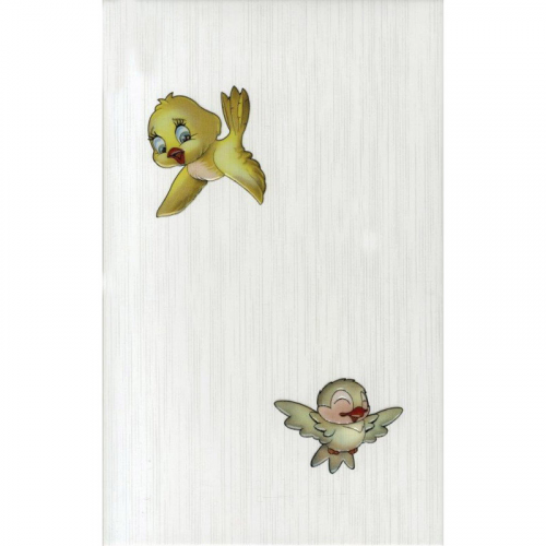 Декор PiezaRosa Fiori Птички 347009/2 25x40 см