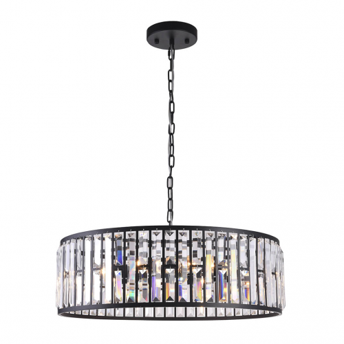 Люстра подвесная Lumien Hall 0003/8P-BK-CL