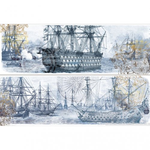 Панно Maritima Ceramics Decorado Batalla 2 pz 30x180 см