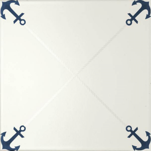 Плитка Maritima Ceramics Cascade Suelo Anclas Azul 31,6х31,6 см
